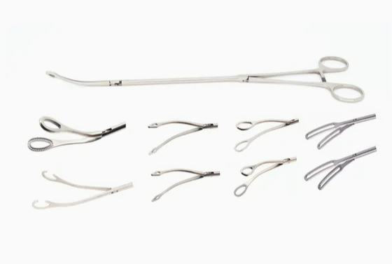 コリンドレッシング ストレート スポンジ保持鉗子手術器具