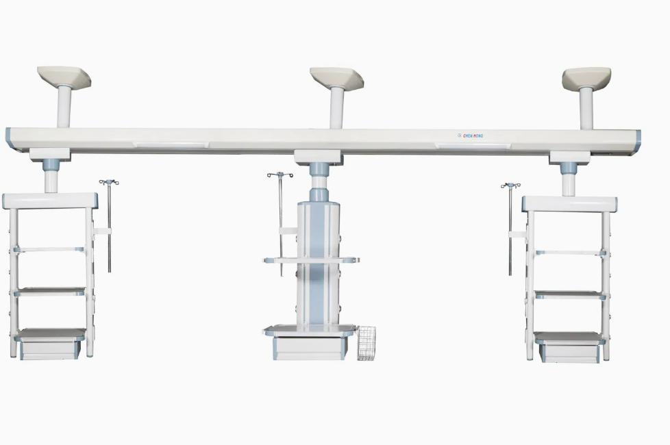 外科天井サスペンションタワー ICU カンチレバー電気医療垂直ペンダント